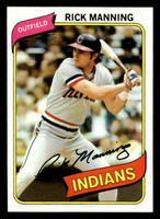 1980 Topps #564 Rick Manning Ex-Mint 