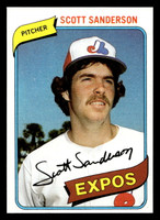 1980 Topps #578 Scott Sanderson Near Mint 