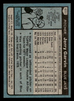1980 Topps #611 Jerry Garvin DP Near Mint 