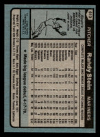 1980 Topps #613 Randy Stein Near Mint 