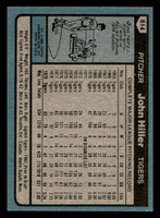 1980 Topps #614 John Hiller Near Mint+ 