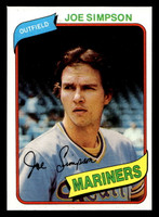 1980 Topps #637 Joe Simpson Near Mint 