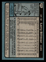 1980 Topps #639 Larry Biittner Near Mint+ 