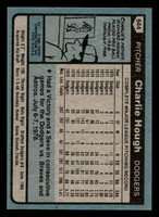 1980 Topps #644 Charlie Hough Near Mint+ 