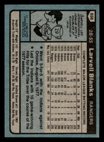 1980 Topps #656 Larvell Blanks Ex-Mint 