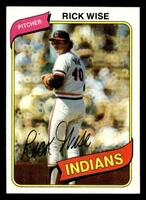 1980 Topps #725 Rick Wise Near Mint 