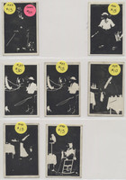 circ. 1910's T100 Silhouettes in Black & White 14/50 w/1 dup.  #*sku37241