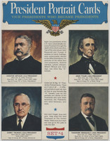 1964 F272-34 General Mills U S President Portrait Cards Set #4  #*sku37261