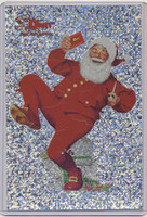 circ 1990's-2000's Dart Flipcards Prismatic Santa Claus  #*sku37271