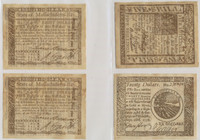 1975 Bel-Art Adv. Reproduction of Colonial & Confederate Currency Lot of 36 different  #*sku37301