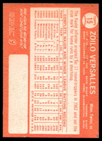 1964 Topps #15 Zoilo Versalles Excellent+  ID: 523716