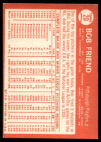 1964 Topps #20 Bob Friend Excellent+  ID: 523721