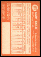 1964 Topps #119 Gary Kolb Near Mint RC Rookie  ID: 523788