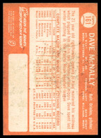 1964 Topps #161 Dave McNally Excellent 