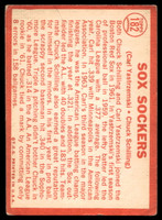 1964 Topps #182 Carl Yastrzemski/Chuck Schilling Sox Sockers G-VG  ID: 523828