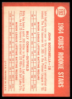 1964 Topps #192 John Boccabella/Billy Cowan Cubs Rookies Excellent+ RC Rookie  ID: 523837