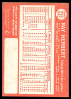 1964 Topps #215 Ray Herbert Ex-Mint  ID: 523854