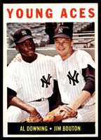 1964 Topps #219 Al Downing/Jim Bouton Young Aces Excellent+  ID: 523858