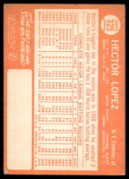 1964 Topps #325 Hector Lopez UER Very Good  ID: 523929