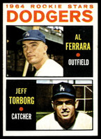 1964 Topps #337 Al Ferrara/Jeff Torborg Dodgers Rookies Ex-Mint RC Rookie  ID: 523935