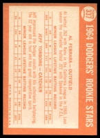 1964 Topps #337 Al Ferrara/Jeff Torborg Dodgers Rookies Ex-Mint RC Rookie  ID: 523935