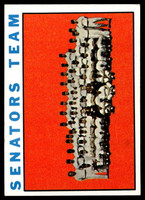 1964 Topps #343 Senators Team Ex-Mint  ID: 523939