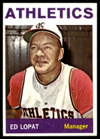 1964 Topps #348 Ed Lopat MG Ex-Mint  ID: 523945