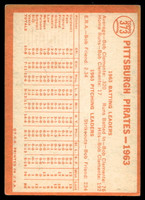 1964 Topps #373 Pirates Team Excellent  ID: 523964