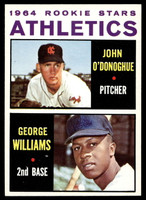 1964 Topps #388 John O'Donoghue/George Williams Athletics Rookies Near Mint RC Rookie  ID: 523975