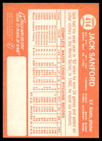1964 Topps #414 Jack Sanford Excellent+  ID: 523988