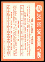 1964 Topps #459 Pete Charton/Dalton Jones Red Sox Rookies Very Good RC Rookie  ID: 524017