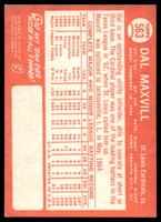 1964 Topps #563 Dal Maxvill VG-EX  ID: 524061