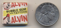 circ. 1960's Fleer ALVIN Bubble Gum with Tattoos   #*sku37307