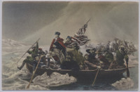 circ. 1910's Postcard "Washington Crosses the Delaware Christmas Day December 25th, 1776"  #*sku37289