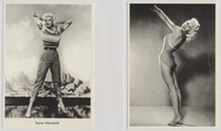 circ. 1980's Unused Post Cards Jayne Mansfield  Lot of 6 different  #*sku37323