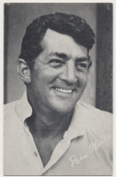 1950's Dean Martin Courtesy of Billboard Exhibit Card Printed In The USA #*sku1977a