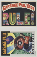 1986 Topps Garbage Pail Kids Giant Stickers Partial Set 14/15  #*sku3220a