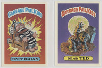 1986 Topps 1st Series Garbage Pail Kids Giant Stickers (5 x 7 inches) Partial Set 31/39  #*sku37334