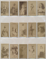 1887's - 1890's N245 Actors & Actresses Lot of 15 different  #*sku37345