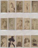 1887's - 1890's N245 Actors & Actresses Lot of 15 different  #*sku37348