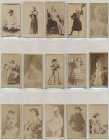 1887's - 1890's N245 Actors & Actresses Lot of 15 different  #*sku37352