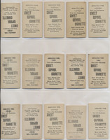1887's - 1890's N245 Actors & Actresses Lot of 15 different #*sku37354