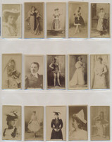 1887's - 1890's N245 Actors & Actresses Lot of 15 different #*sku37355