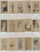 1887's - 1890's N245 Actors & Actresses Lot of 15 different #*sku37356