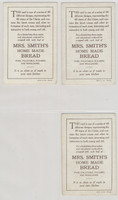 circ. 1920's D22 Mrs. Smith's Bread Premium  Cards of States  #*sku37399