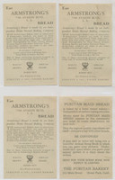 circ. 1930's D12 Bread Advertising Animals in Their Habitats  Lot of 2 different plus 5 duplicates  #*sku37400
