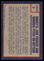 1984 Topps Nestle #5 Bob Forsch /Dave Righetti/Mike Warren Near Mint+  ID: 524084