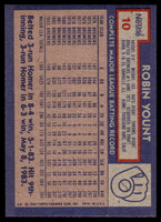 1984 Topps Nestle #10 Robin Yount Near Mint+ 