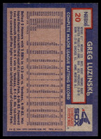 1984 Topps Nestle #20 Greg Luzinski Near Mint+ 