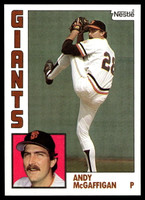 1984 Topps Nestle #31 Andy McGaffigan Near Mint+ 